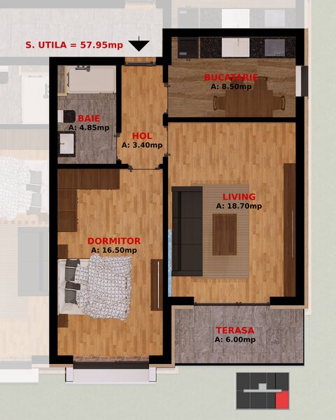 Dobroesti, apartamente 2 camere, TVA inclus