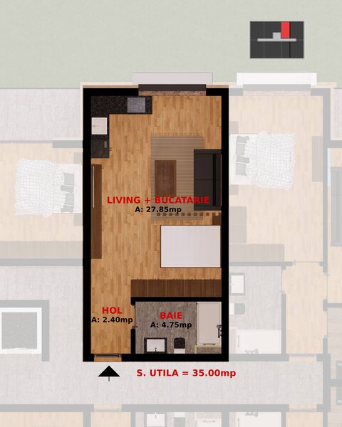 Dobroesti, apartamente 2 camere, TVA inclus